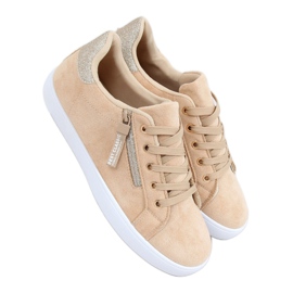 Baskets femme beiges C2006 Beige