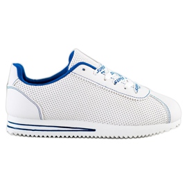 SHELOVET Baskets Ajourées Super blanche
