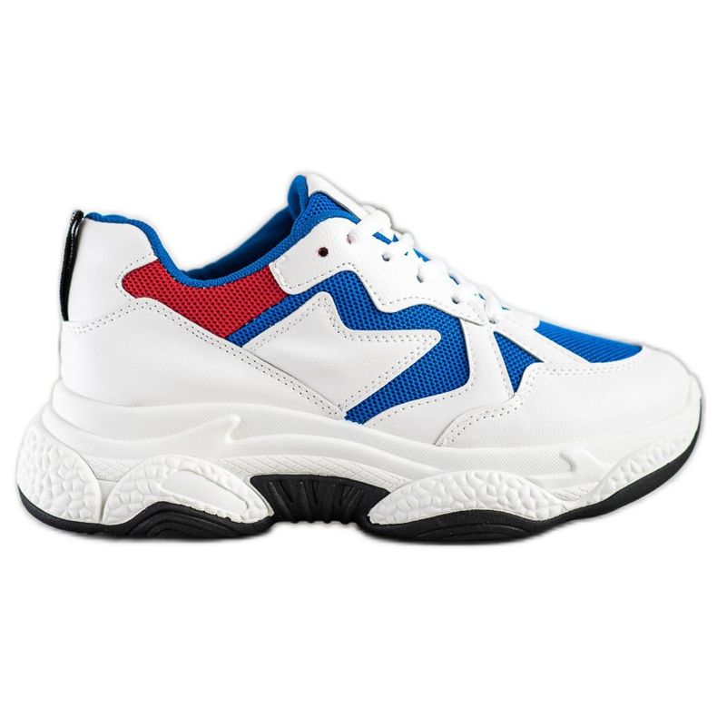 Fashion Baskets confortables blanche multicolore
