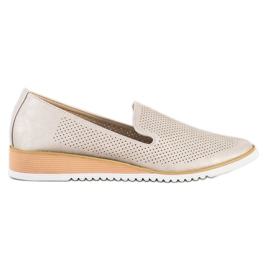 Goodin Seigneurs de cuir ajouré doré