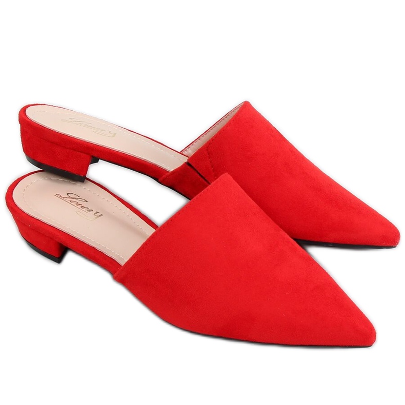 Chaussons amande rouge MM-799 Rouge