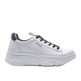 Baskets de sport noires et blanches BO-529
