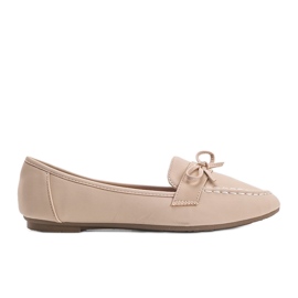 Mocassins en daim beige Lena