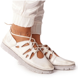 Chaussures Cuir Femme Maciejka Beige-Or 04449-25 doré