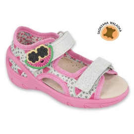 Befado chaussures pour enfants pu 065P148 rose gris multicolore Befado chaussures pour enfants pu 065P148 rose gris multicolore