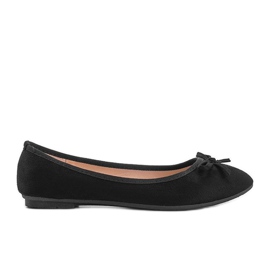 Ballerines noires à nœud Angelina