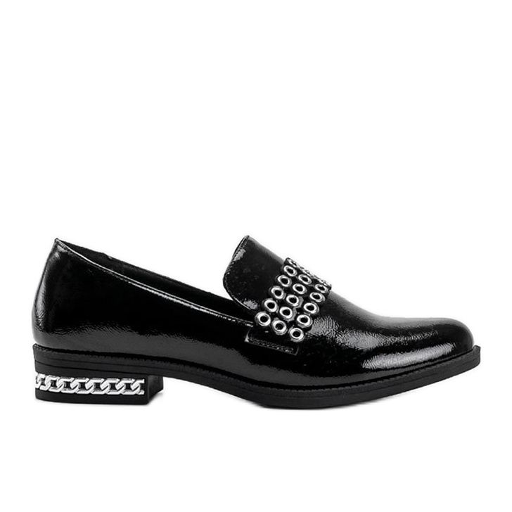 Chaussures femme Jamie laquées noires le noir