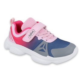 Chaussures pour enfants Befado 516Y054 bleu marine rose gris multicolore
