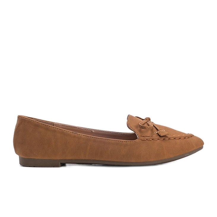 Ballerines en daim marron Amara brun