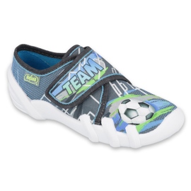 Chaussures pour enfants Befado 273Y317 bleu gris multicolore vert