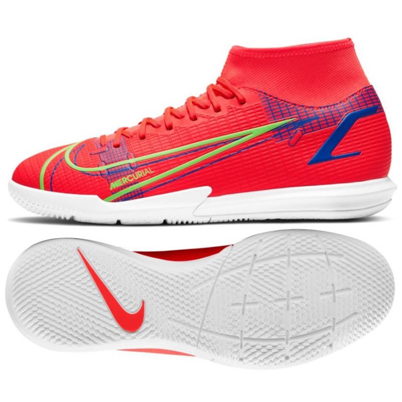 Nike Mercurial Superfly 8 Academy M Ic CV0847 600 chaussures de football rouge oranges et rouges Nike Mercurial Superfly 8 Academy M Ic CV0847 600 chaussures de football rouge oranges et rouges