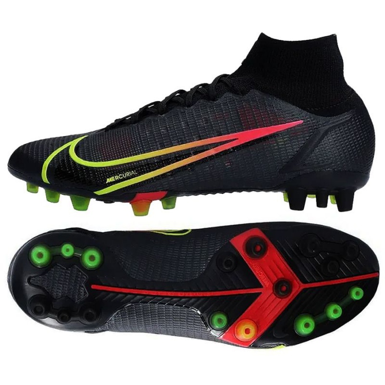 Chaussures de football Nike Mercurial Superfly 8 Elite Ag M CV0956 090 multicolore le noir