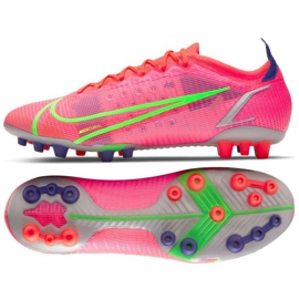 Chaussure de football Nike Mercurial Vapor 14 Elite Ag M CZ8717 600 rouge oranges et rouges