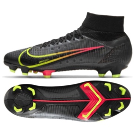 Nike Mercurial Superfly 8 Pro Fg M CV0961 090 chaussures de football multicolore noir