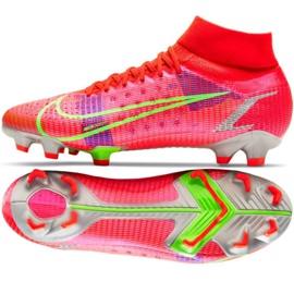 Nike Mercurial Superfly 8 Pro Fg M CV0961 600 chaussures de football rouge rouge
