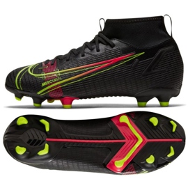 Nike Mercurial Superfly 8 Academy Mg Jr CV1127 090 chaussures de football noir noir