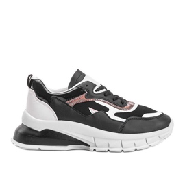 Baskets noires à semelle épaisse Kristen