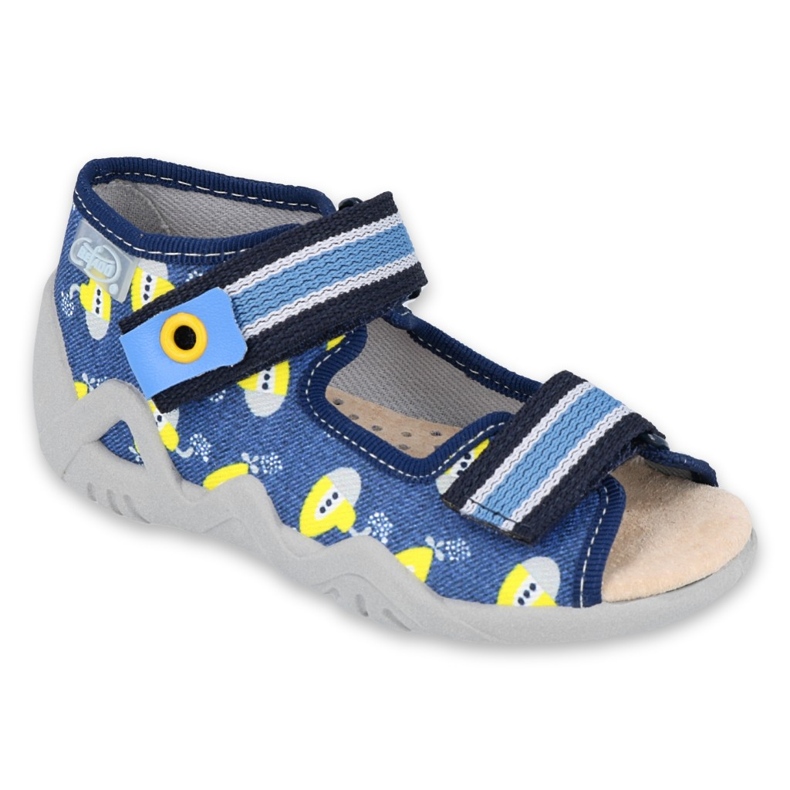 Chaussures enfant Befado jaune 350P020 bleu