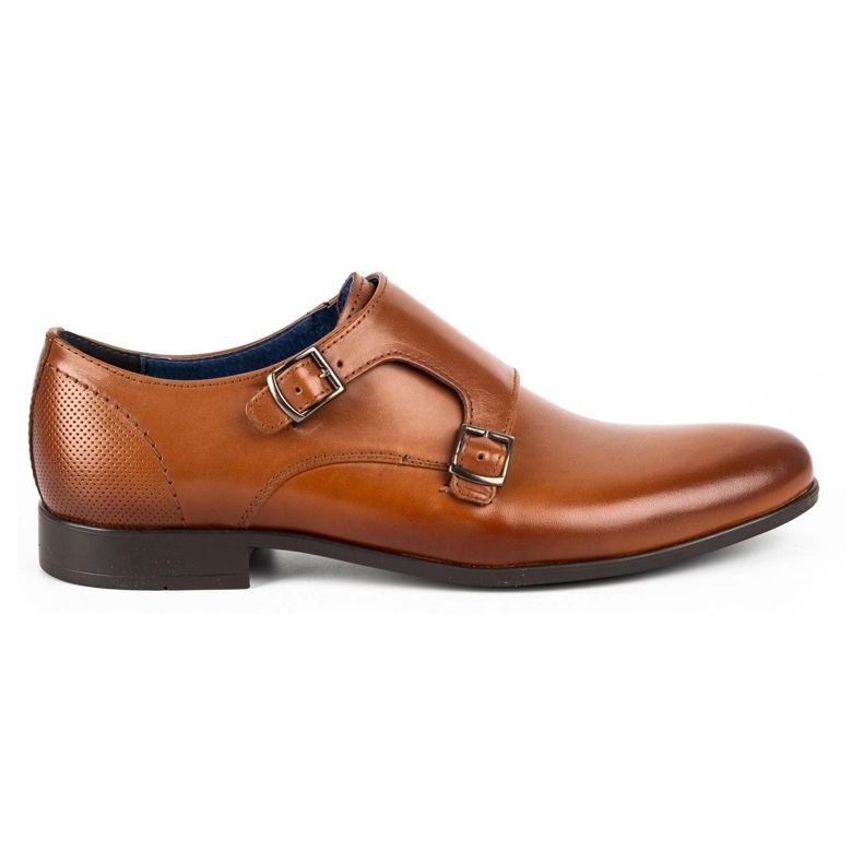 Kampol Chaussures habillées homme monki 341 / C1 marron brun