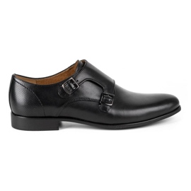 Kampol Chaussures monki formelles pour hommes 341/15 noir