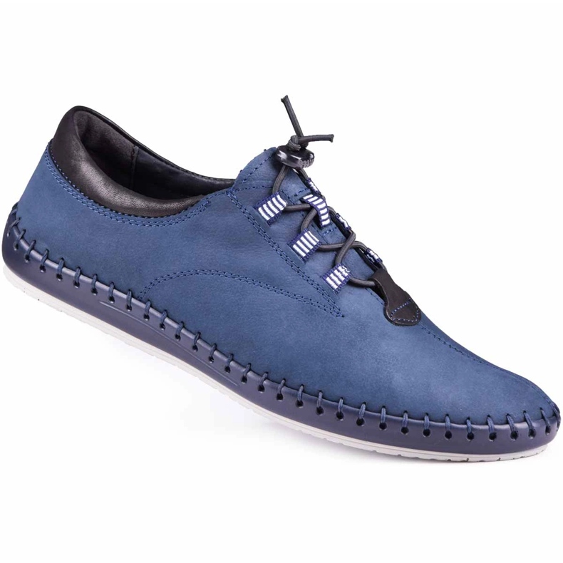 Kampol Chaussures casual homme 337/53 bleu marine Kampol Chaussures casual homme 337/53 bleu marine
