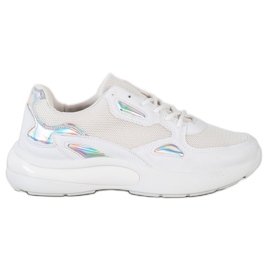 Creamberry'S Baskets avec inserts Holo blanche multicolore