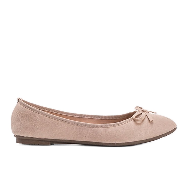 Ballerines beiges à nœud Angelina