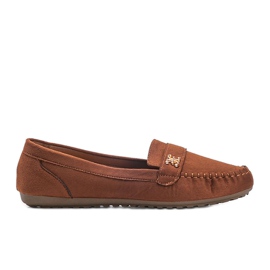 Mocassins en daim marron Maryam brun