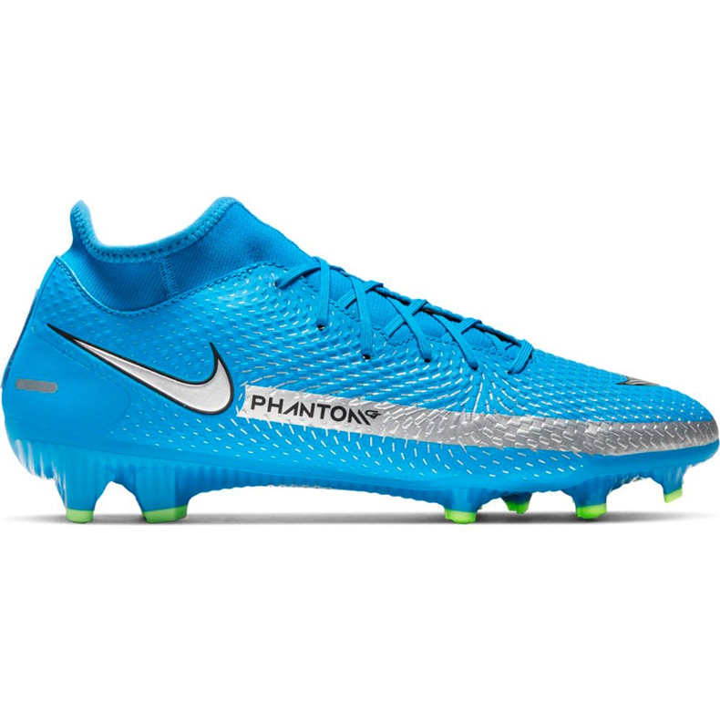 Chaussure de football Nike Phantom Gt Academy Df FG / MG CW6667 400 bleu bleu