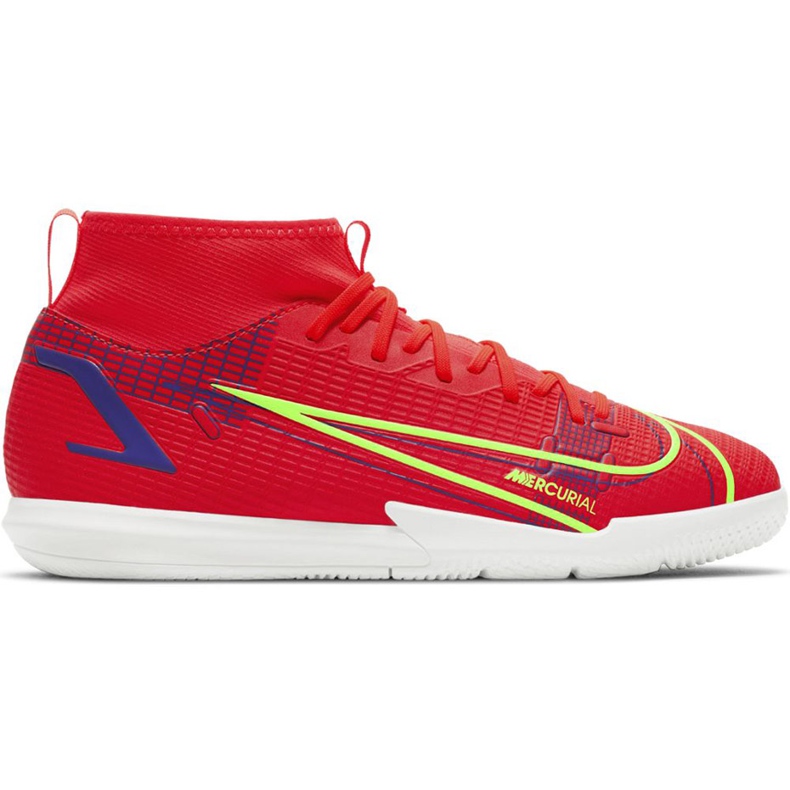 Nike Mercurial Superfly 8 Academy Ic Junior CV0784 600 chaussures de football rouge rouge Nike Mercurial Superfly 8 Academy Ic Junior CV0784 600 chaussures de football rouge rouge