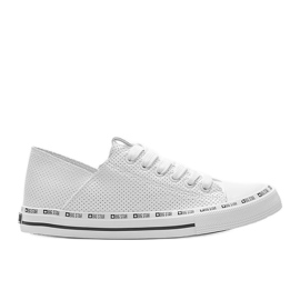 Baskets ajourées Big Star Harley blanches