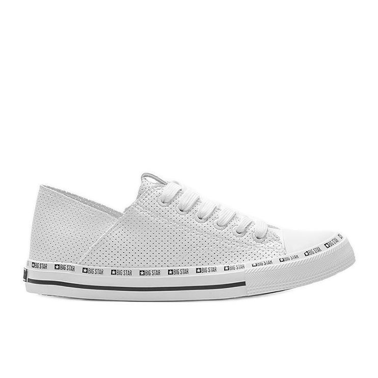 Baskets ajourées Big Star Harley blanches