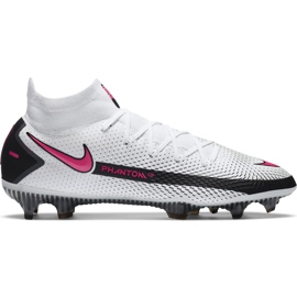 Chaussure de football Nike Phantom Gt Elite Df Fg CW6589 160 blanche blanche