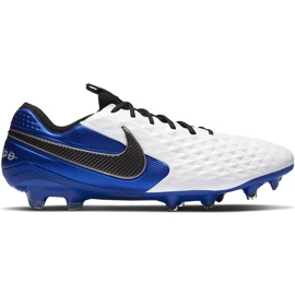 Chaussures de football Nike Tiempo Legend 8 Elite Fg AT5293 104 blanc blanc