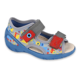 Befado chaussures pour enfants pu 065X162 gris multicolore Befado chaussures pour enfants pu 065X162 gris multicolore