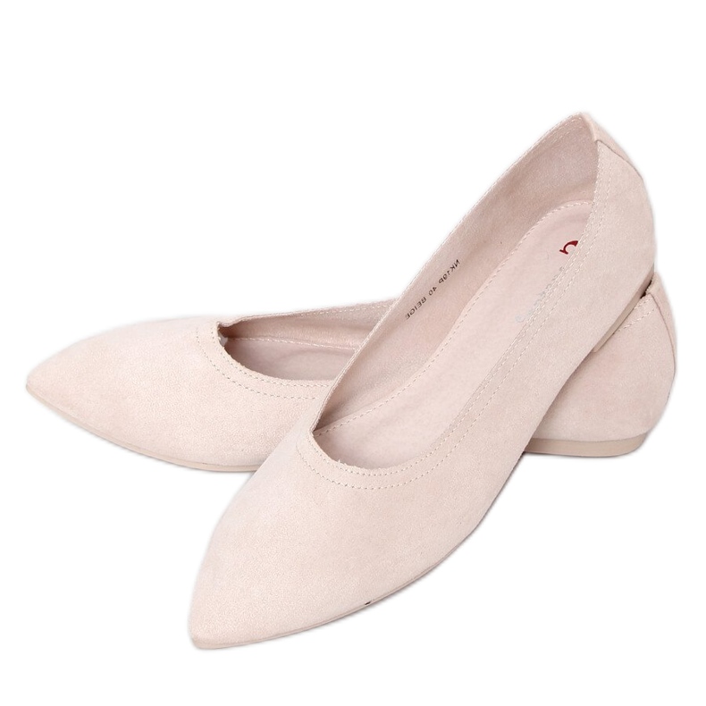 Ballerines femme beiges NK19P Beige