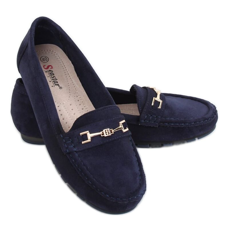 Mocassins femme bleu marine GS12P Navy Mocassins femme bleu marine GS12P Navy
