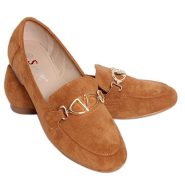 Mocassins femme Camel T395 Camel brun