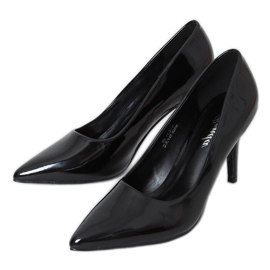 Escarpins noirs pour femmes S-631 Noir le noir