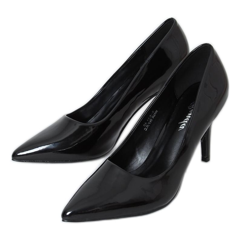 Escarpins noirs pour femmes S-631 Noir le noir