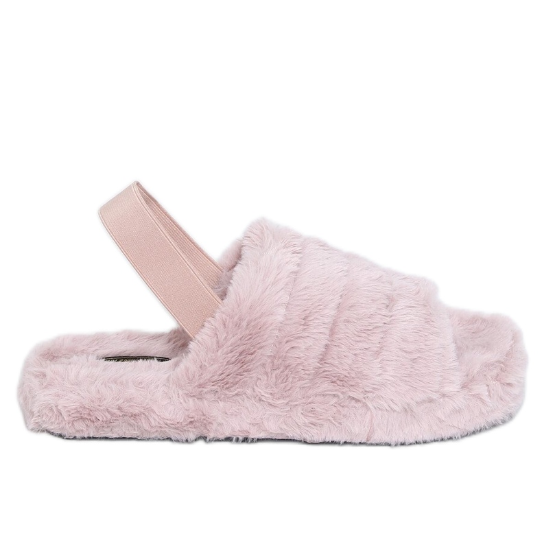 Chaussons femme avec un élastique lilas X8130 Violet Chaussons femme avec un élastique lilas X8130 Violet