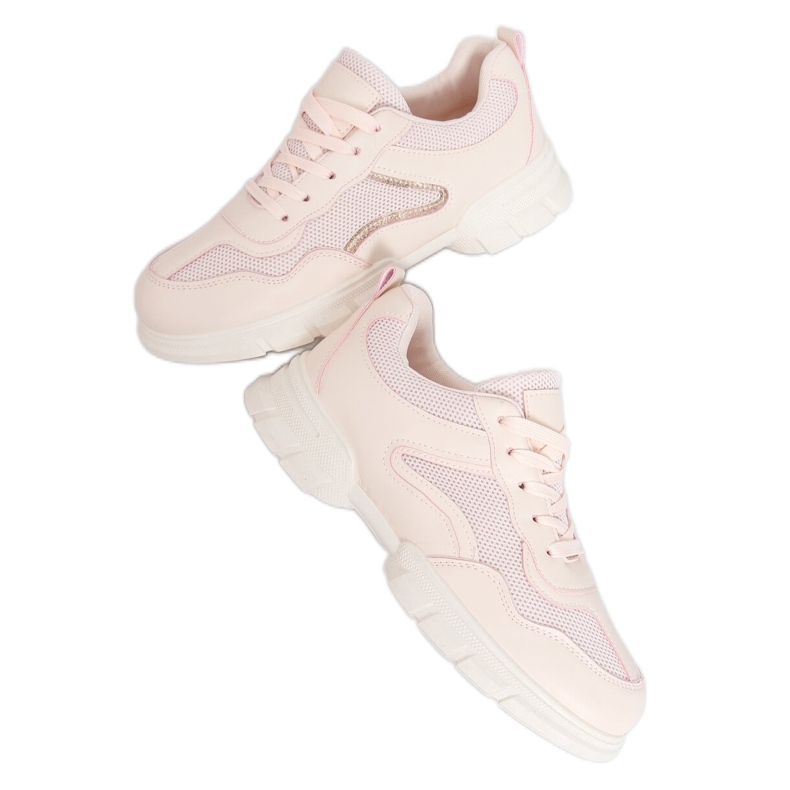 Rose 3157 Chaussures de sport roses