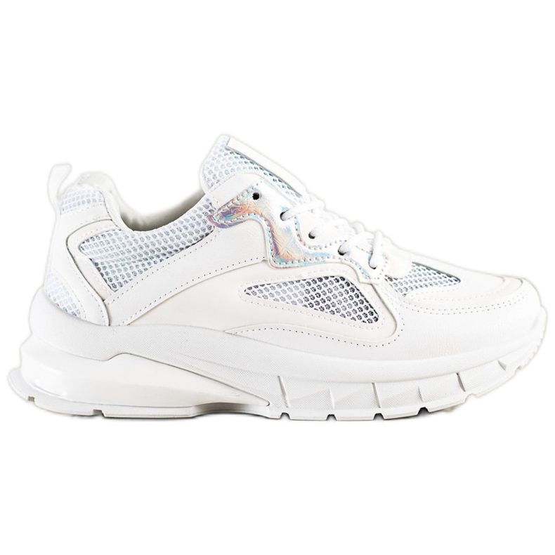 SHELOVET Baskets blanches sur la plate-forme SHELOVET Baskets blanches sur la plate-forme