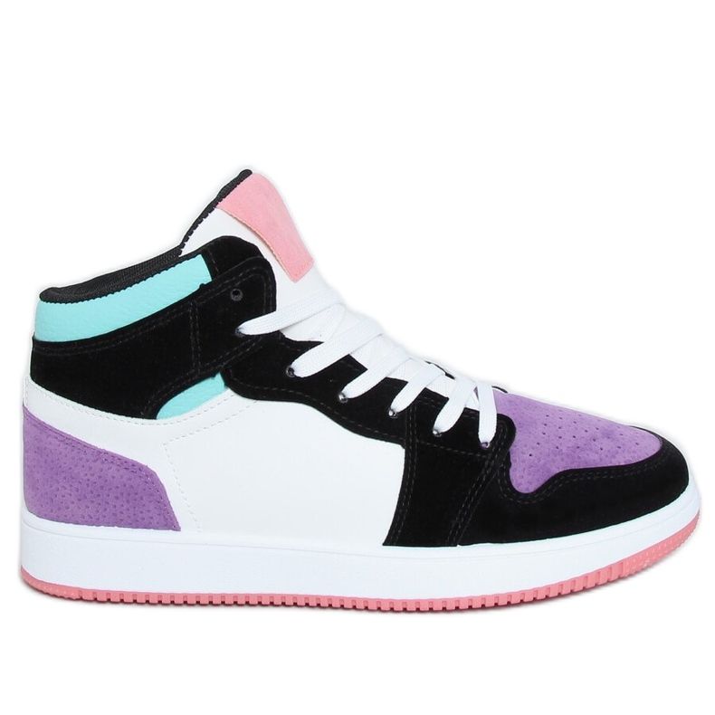 Baskets montantes violettes NB505 multicolore