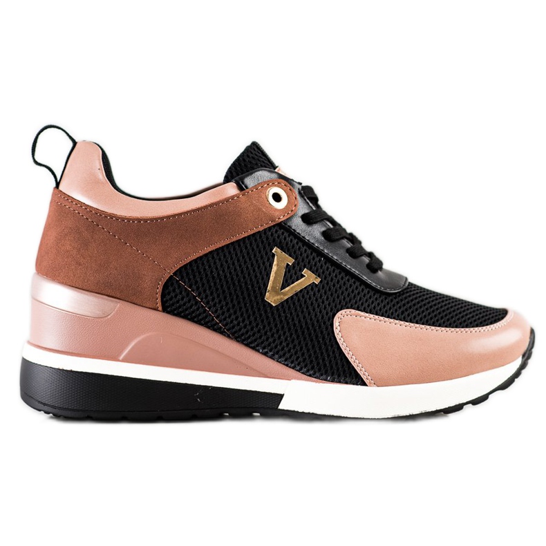 Baskets décontractées VINCEZA le noir rose multicolore