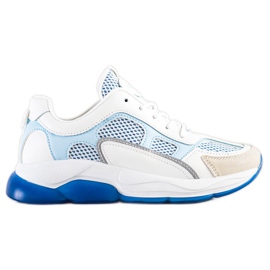 Via Giulia  Baskets À Paillettes Mode blanc bleu