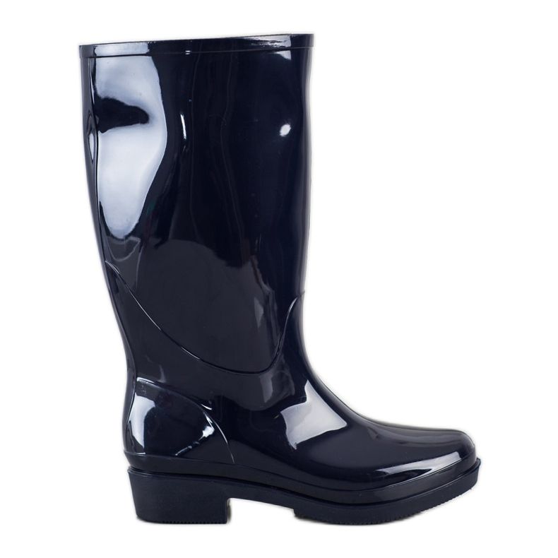 SHELOVET Galoches à haute brillance bleu marin