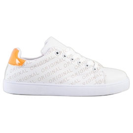 SHELOVET Baskets basses originales blanc
