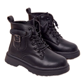Apawwa Bottes pour enfants avec poche noir TikTok