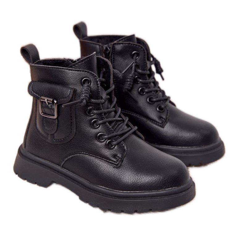 Apawwa Bottes pour enfants avec poche noir TikTok le noir Apawwa Bottes pour enfants avec poche noir TikTok le noir